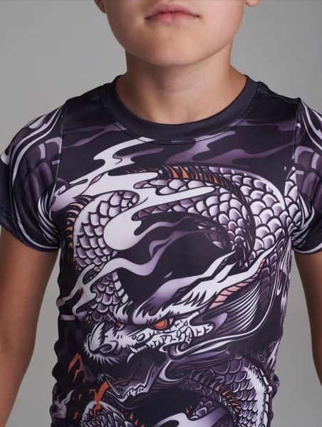 Дитячий компресійний комплект Dragon 4в1: Рашгард, шорти, легінси, футболка 8411278700139 фото
