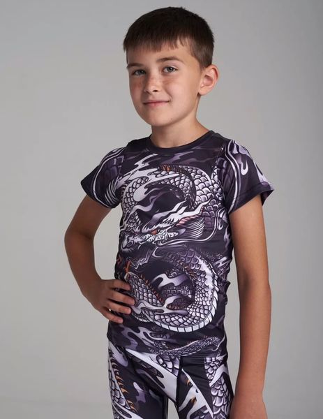 Детский компрессионный комплект Dragon 4в1 : Рашгард, шорты, леггинсы, футболка 8411278700139 фото