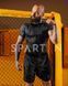 Мужской компрессионный костюм 2в1 devil black : Рашгард на короткий рукав, шорты 4227512127870013511237 фото 2