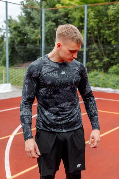 Мужской Рашгард Gym Compression Thunder 5в1 : Рашгард, шорты, леггинсы, футболка, худи M4278704013511 фото