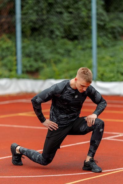 Мужской Рашгард Gym Compression Thunder 5в1 : Рашгард, шорты, леггинсы, футболка, худи M4278704013511 фото
