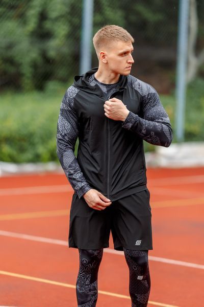 Мужской Рашгард Gym Compression Thunder 5в1 : Рашгард, шорты, леггинсы, футболка, худи M4278704013511 фото