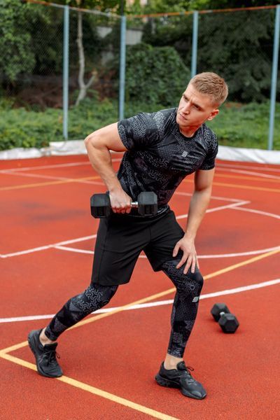 Мужской Рашгард Gym Compression Thunder 5в1 : Рашгард, шорты, леггинсы, футболка, худи M4278704013511 фото