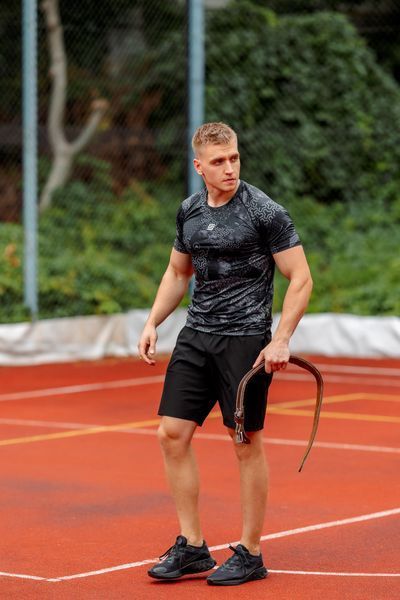 Мужской Рашгард Gym Compression Thunder 5в1 : Рашгард, шорты, леггинсы, футболка, худи M4278704013511 фото