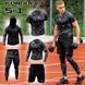 Мужской Рашгард Gym Compression Thunder 5в1 : Рашгард, шорты, леггинсы, футболка, худи M4278704013511 фото 1