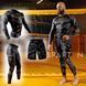 Мужской компрессионный костюм 3в1 Gladiator 3.0 black: Рашгард, шорты, леггинсы 5527512127870013511237 фото 1