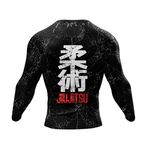 Мужской компрессионный костюм 3в1 Jiu Jitsu: Рашгард, шорты, леггинсы 475121278700135112375 фото