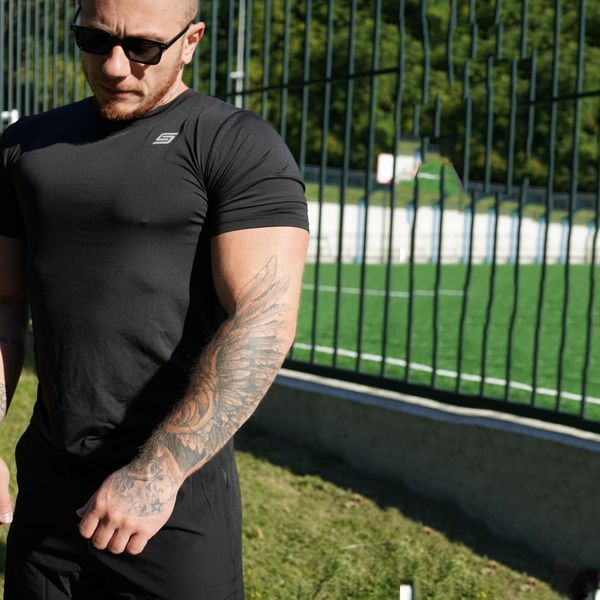 Мужской Рашгард Gym Compression 5в1 : Рашгард, шорты, леггинсы, футболка, худи M427870013511 фото