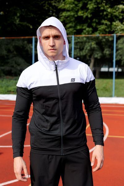 Мужской Рашгард Gym Compression thunder mazarine 5в1 : Рашгард, шорты, леггинсы, футболка, худи M4278704405413511 фото