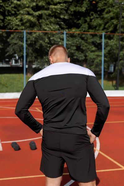 Мужской Рашгард Gym Compression thunder mazarine 5в1 : Рашгард, шорты, леггинсы, футболка, худи M4278704405413511 фото